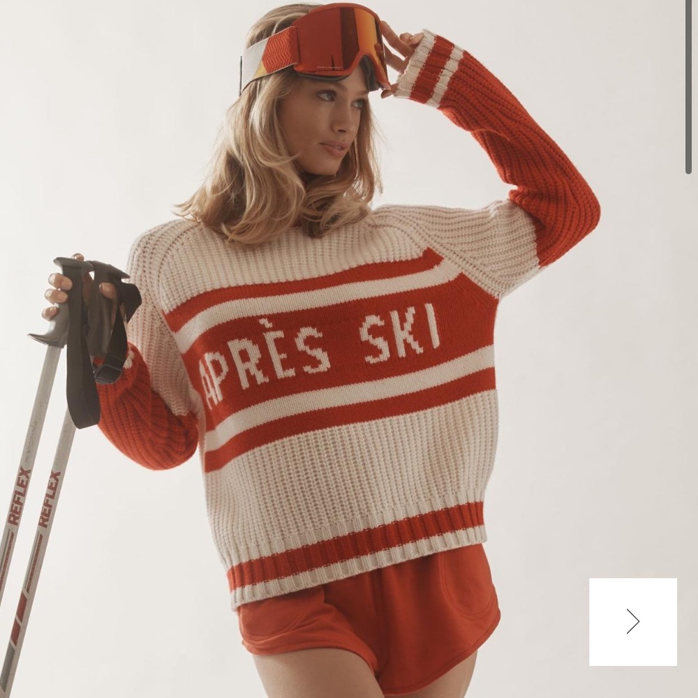 - Gorgeous NWT Med Stateside Apres Ski sweater; sold out/top rated; super fun!